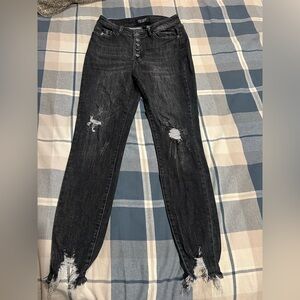Judy Blue size7 black skinny jean
